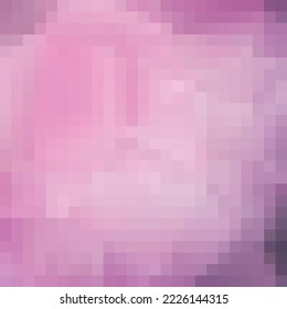 Purple pixel background. Geometric illustration.