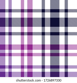 Purple Plaid, checkered, tartan seamless pattern suitable for fashion textiles and graphics