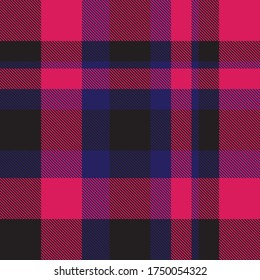 Purple Plaid, checkered, tartan seamless pattern suitable for fashion textiles and graphics