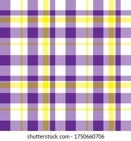 Purple Plaid, checkered, tartan seamless pattern suitable for fashion textiles and graphics