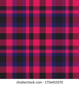 Purple Plaid, checkered, tartan seamless pattern suitable for fashion textiles and graphics