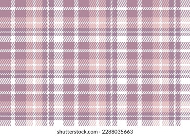 Purple Plaid Pattern Fabric Design Texture Is Made With Alternating Bands of Coloured Pre Dyed Threads Woven as Both Warp and Weft at Right Angles to Each Other.