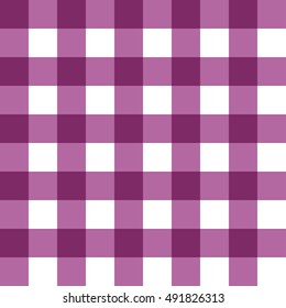 Purple plaid seamless pattern. Vector illustration