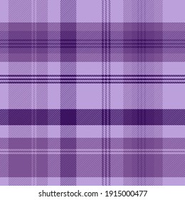 Purple plaid vector seamless pattern.