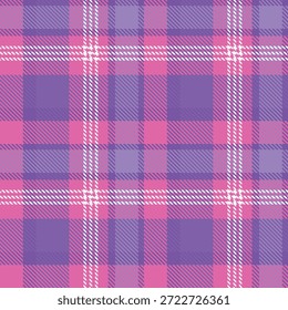 Purple Plaids Pattern Seamless. Traditional Scottish Checkered Background. for Scarf, Dress, Skirt, Other Modern Spring Autumn Winter Fashion Textile
