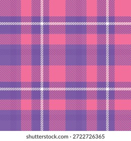 Purple Plaids Pattern Seamless. Traditional Scottish Checkered Background. for Scarf, Dress, Skirt, Other Modern Spring Autumn Winter Fashion Textile