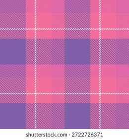 Lila Plaids Muster nahtlos. Traditioneller schottischer karierter Hintergrund. für Schal, Kleid, Rock, andere moderne Frühling Herbst Winter Mode Textil