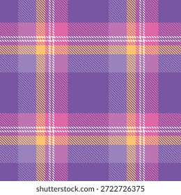 Lila Plaids Muster nahtlos. Traditioneller schottischer karierter Hintergrund. für Schal, Kleid, Rock, andere moderne Frühling Herbst Winter Mode Textil