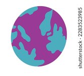 purple planet, good for graphic design resource