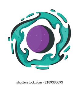 Weltraum-Weltraumsymbol