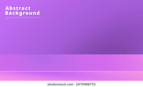Purple Podium Display, minimal background , 3D stage podium display product , stand to show cosmetic products ,illustration 3d Vector EPS 10