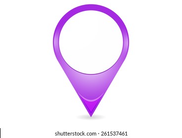 Purple Pointer - vector 