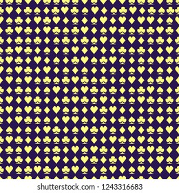 Purple poker seamless pattern. Vector illustration.