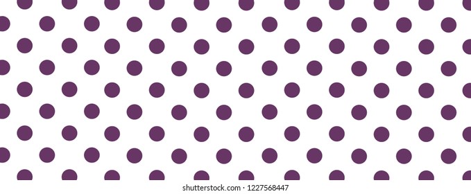 Purple Polka Dot Banner