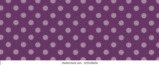 Purple Polka Dot Banner