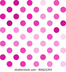 Purple Polka Dots Background, Creative Design Templates