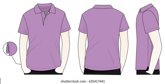 Purple Polo Shirt Clip Art