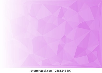 Purple polygon background with smooth gradation. Minimalist modern design, suitable for presentations or web design.