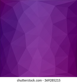 Purple polygon background, vector illustration, abstract texture, wallpaper, cover, flyer template, book layout, booklet