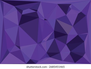 Fondo geométrico bajo Abstractas del mosaico del polígono púrpura