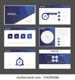 Purple polygon presentation templates Infographic elements flat design set for brochure flyer leaflet marketing advertising