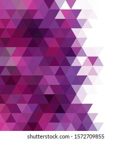 purple polygonal abstract background consisting of triangles