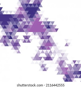 purple polygonal abstract background consisting of triangles
