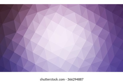 Purple polygonal illustration, which consist of triangles. Geometric background in Origami style with gradient. Triangular design for your business.