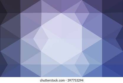 Purple polygonal illustration, which consist of triangles. Geometric background in Origami style with gradient. Triangular design for your business.