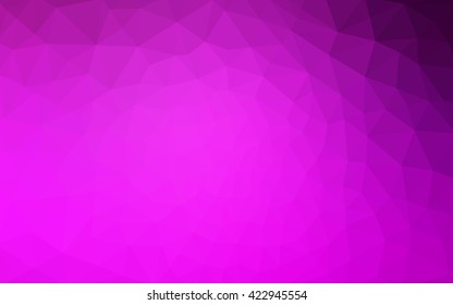 Purple polygonal illustration, which consist of triangles. Geometric background in Origami style with gradient. Triangular design for your business.