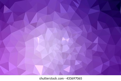 Purple polygonal illustration, which consist of triangles. Geometric background in Origami style with gradient. Triangular design for your business.