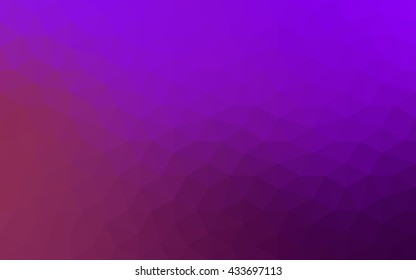 Purple polygonal illustration, which consist of triangles. Geometric background in Origami style with gradient. Triangular design for your business.