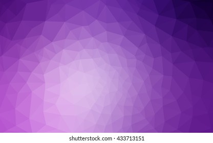 Purple polygonal illustration, which consist of triangles. Geometric background in Origami style with gradient. Triangular design for your business.