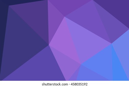 Purple polygonal illustration, which consist of triangles. Geometric background in Origami style with gradient. Triangular design for your business.