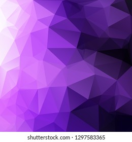 Purple Polygonal Mosaic Background 