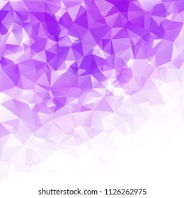 Purple Polygonal Mosaic Background, Creative Design Templates
