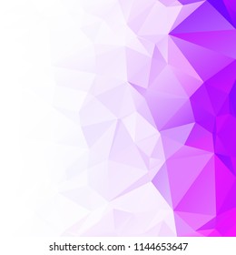 Purple Polygonal Mosaic Background, Creative Design Templates