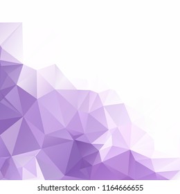 Purple Polygonal Mosaic Background, Creative Design Templates