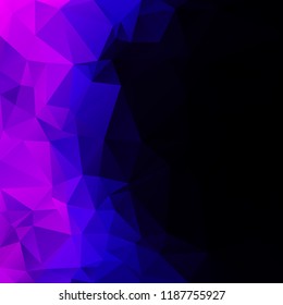 Purple Polygonal Mosaic Background, Creative Design Templates