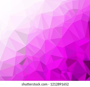 Purple Polygonal Mosaic Background, Creative Design Templates