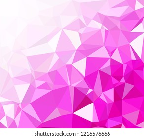 Purple Polygonal Mosaic Background, Creative Design Templates