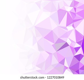 Purple Polygonal Mosaic Background, Creative Design Templates