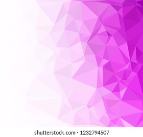 Purple Polygonal Mosaic Background, Creative Design Templates