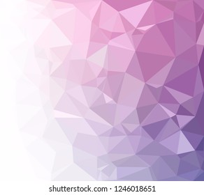 Purple Polygonal Mosaic Background, Creative Design Templates