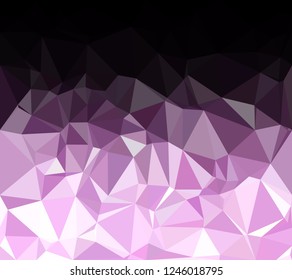 Purple Polygonal Mosaic Background, Creative Design Templates