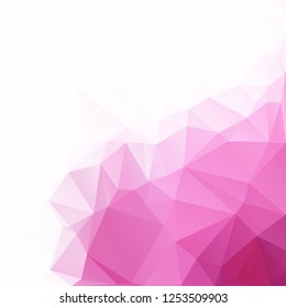 Purple Polygonal Mosaic Background, Creative Design Templates