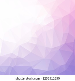 Purple Polygonal Mosaic Background, Creative Design Templates
