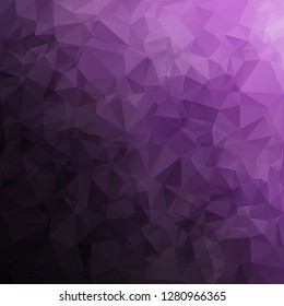 Purple Polygonal Mosaic Background, Creative Design Templates