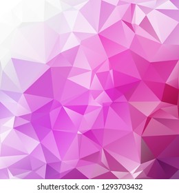 Purple Polygonal Mosaic Background, Creative Design Templates
