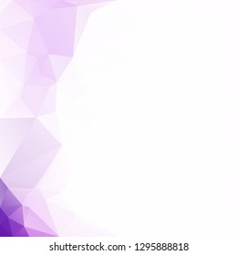 Purple Polygonal Mosaic Background, Creative Design Templates